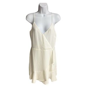 Naked Zebra Cream Mini Dress